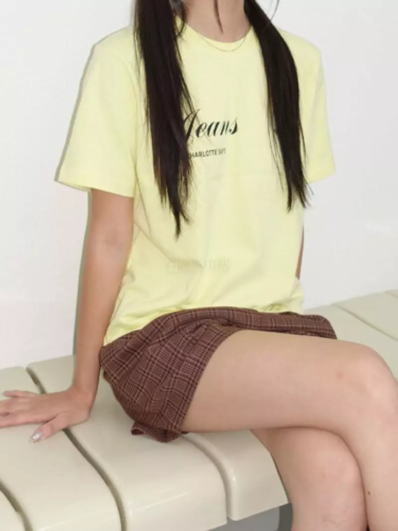 Charlotte - Korean Women Fashion - #momslook - Zins Tee - 8