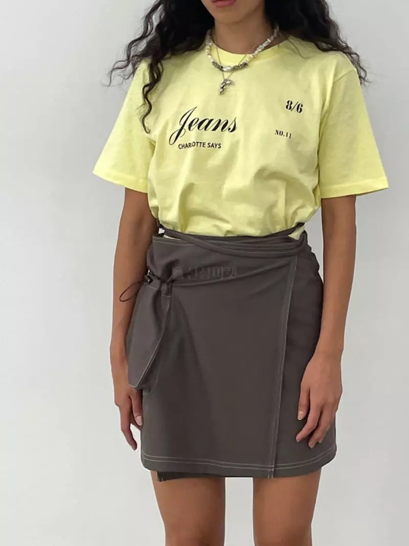 Charlotte - Korean Women Fashion - #momslook - Zins Tee - 9