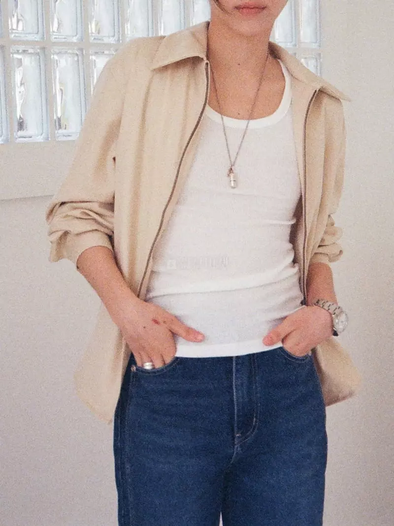 Charlotte - Korean Women Fashion - #momslook - Zipper Shirt