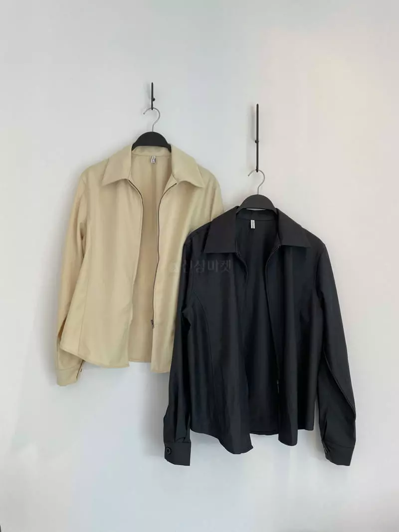 Charlotte - Korean Women Fashion - #momslook - Zipper Shirt - 8