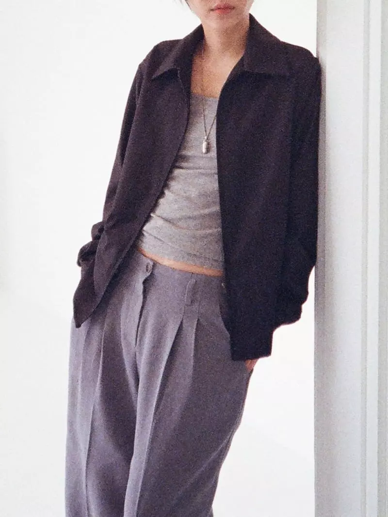 Charlotte - Korean Women Fashion - #momslook - Zipper Shirt - 9