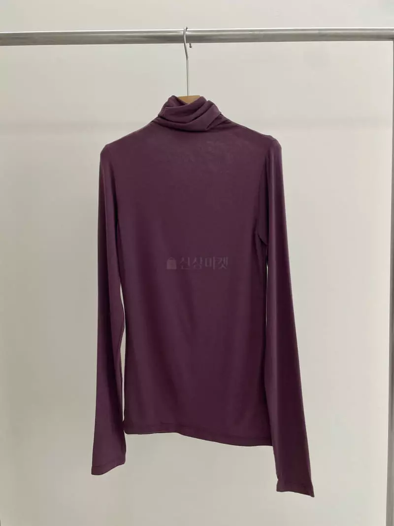 Charlotte - Korean Women Fashion - #momslook - All Turtleneck Tee - 5
