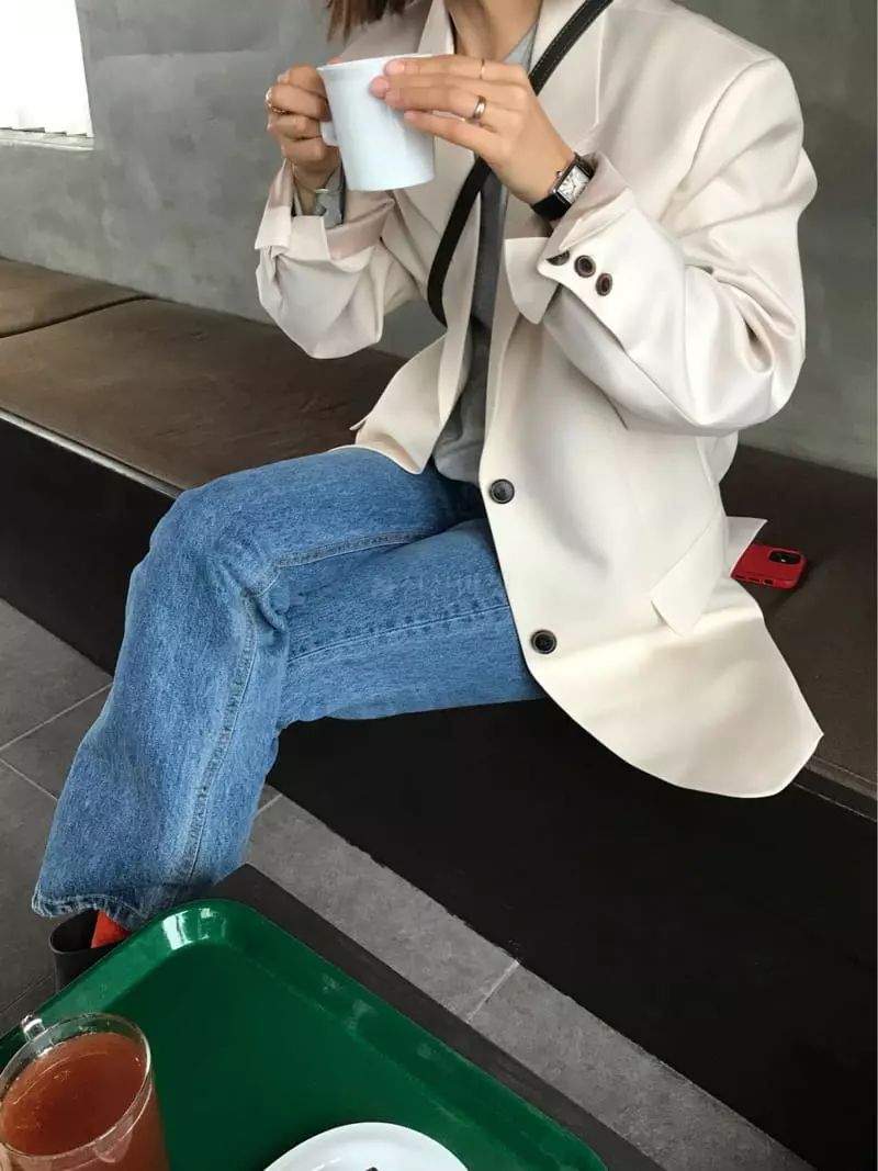 Charlotte - Korean Women Fashion - #momslook - Overfit Jacket - 4