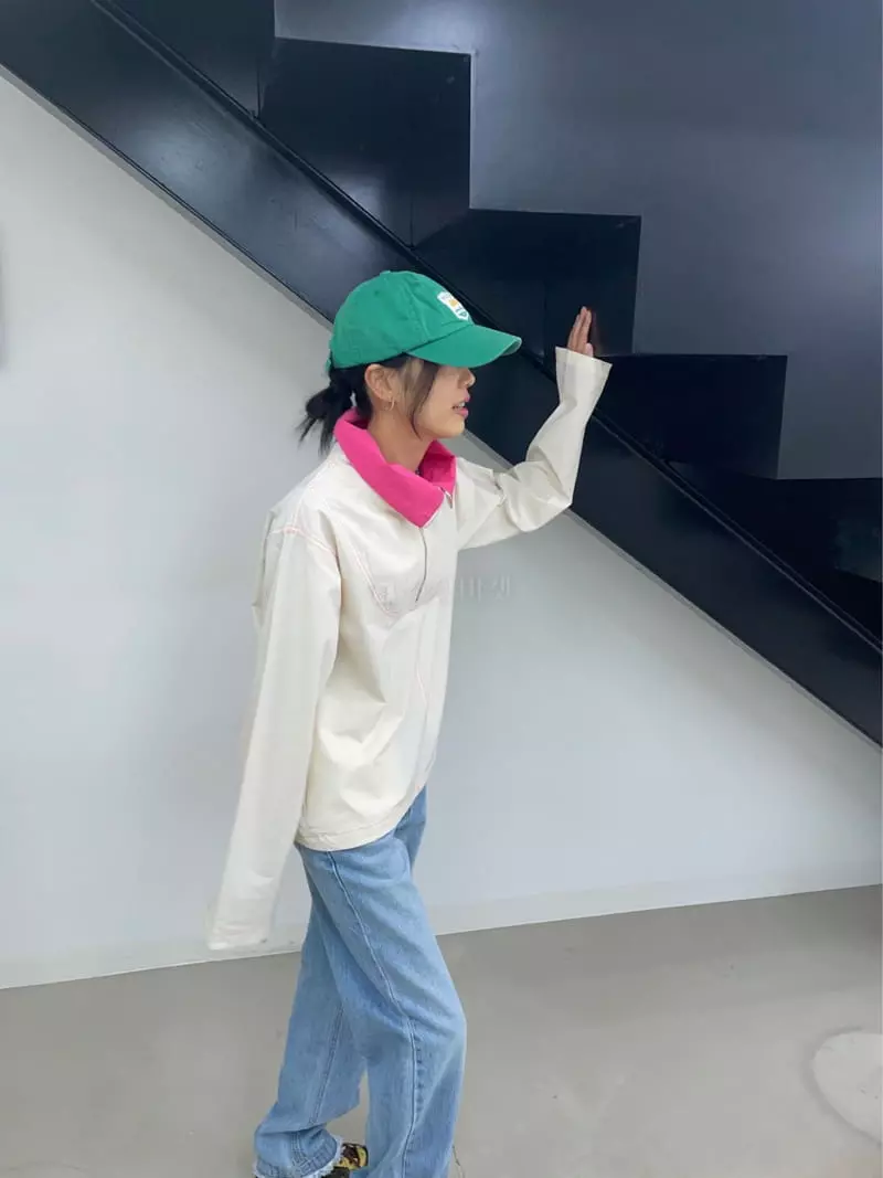 Charlotte - Korean Women Fashion - #restrostyle - Half Zip-up Shirt - 8