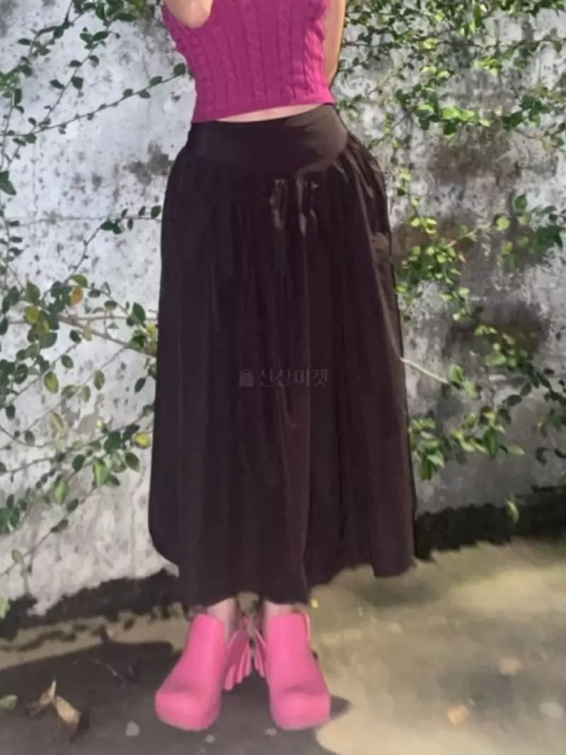 Charlotte - Korean Women Fashion - #restrostyle - Wrinke Skirt - 12