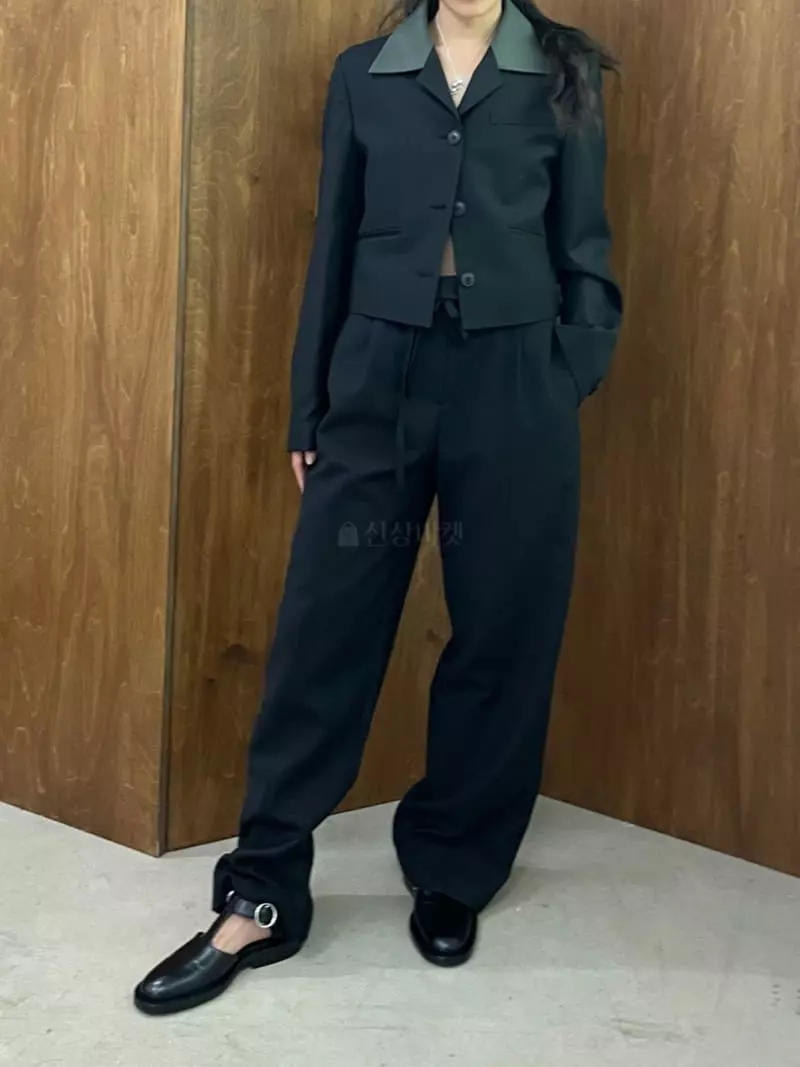 Charlotte - Korean Women Fashion - #restrostyle - Strap Pants - 4