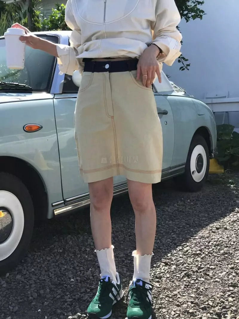 Charlotte - Korean Women Fashion - #shopsmall - Lip Skirt - 5