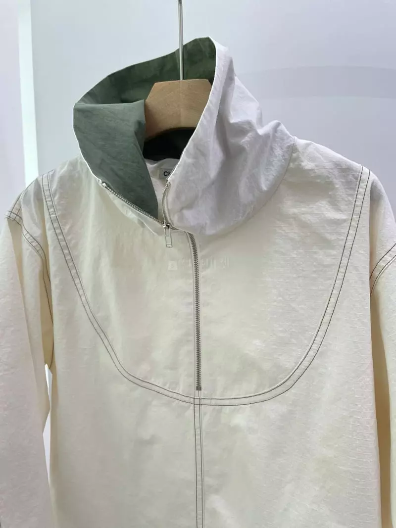 Charlotte - Korean Women Fashion - #romanticstyle - Lip Half Zip-up - 4