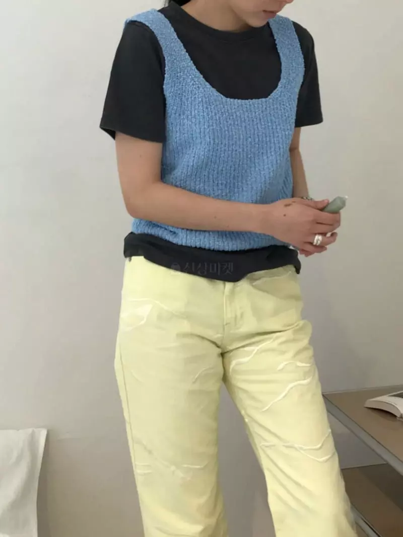Charlotte - Korean Women Fashion - #shopsmall - Layered Knit Tee - 2