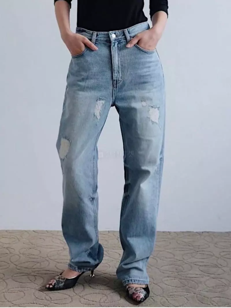 Charlotte - Korean Women Fashion - #shopsmall - 923 boro Jeans - 7