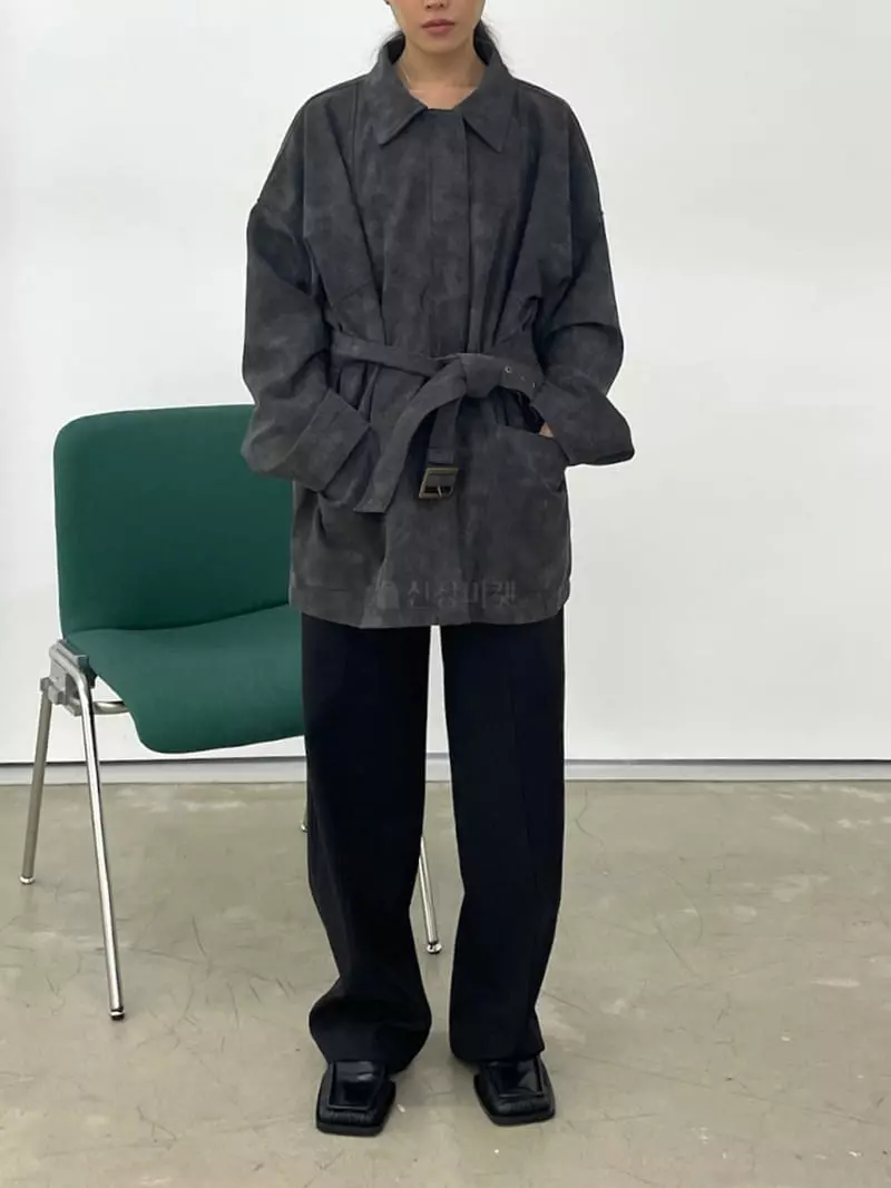 Charlotte - Korean Women Fashion - #shopsmall - Suede Coat - 3
