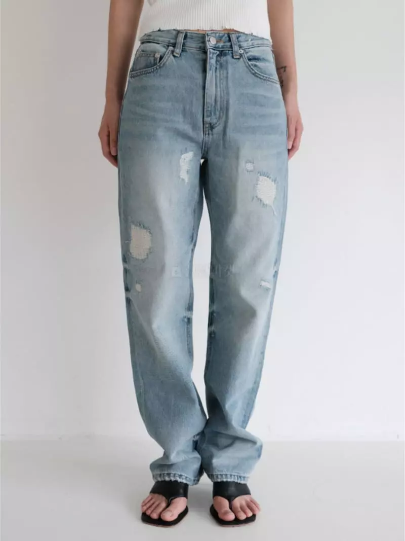 Charlotte - Korean Women Fashion - #vintageinspired - 923 boro Jeans - 2