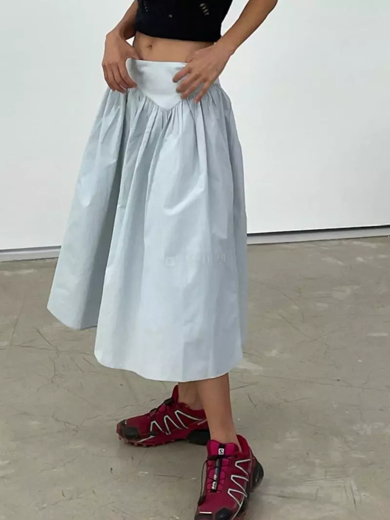 Charlotte - Korean Women Fashion - #vintageinspired - Wrinke Skirt - 9