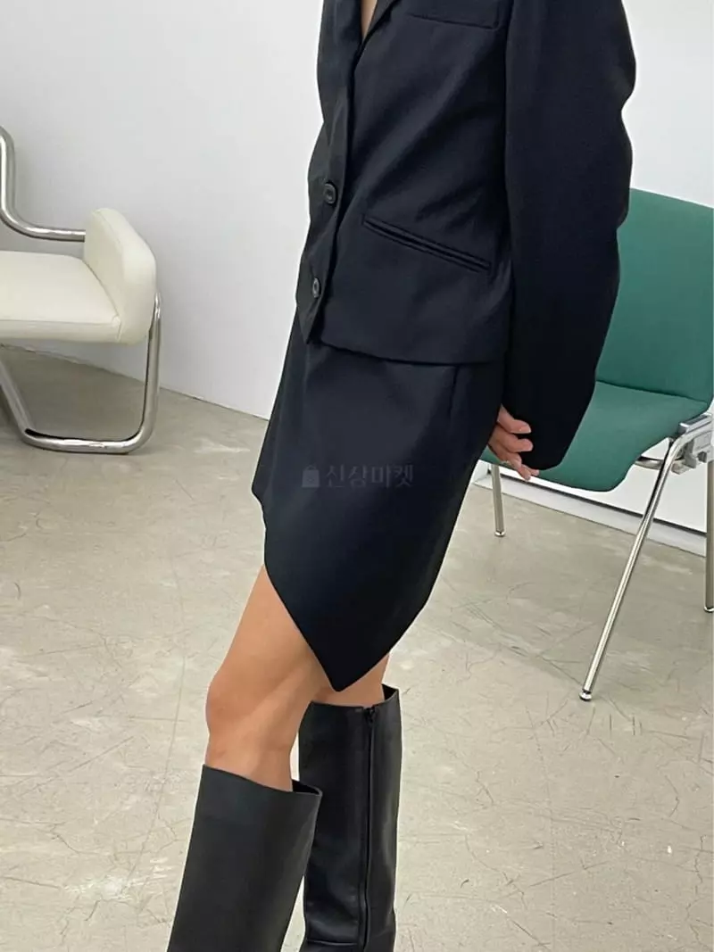 Charlotte - Korean Women Fashion - #womensfashion - Unbal Skirt - 4
