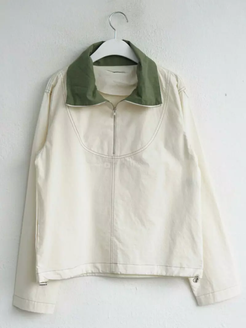 Charlotte - Korean Women Fashion - #momslook - Half Zip-up Shirt - 4