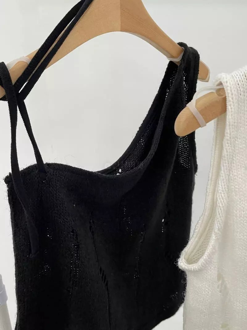 Charlotte - Korean Women Fashion - #womensfashion - Layered Knit Tee - 12