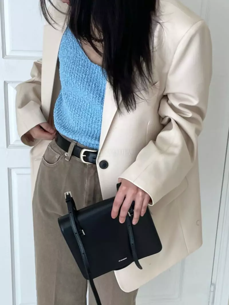 Charlotte - Korean Women Fashion - #womensfashion - Layered Knit Tee - 6