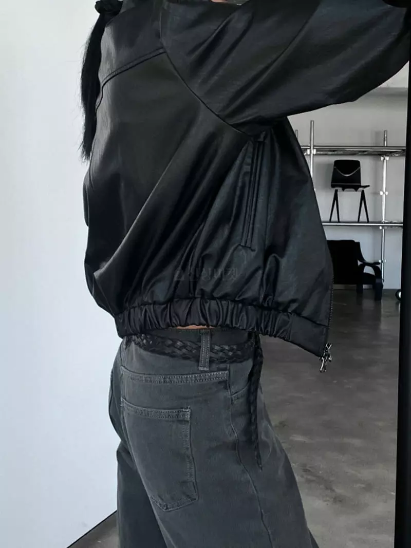 Charlotte - Korean Women Fashion - #momslook - Leather Jacket - 4