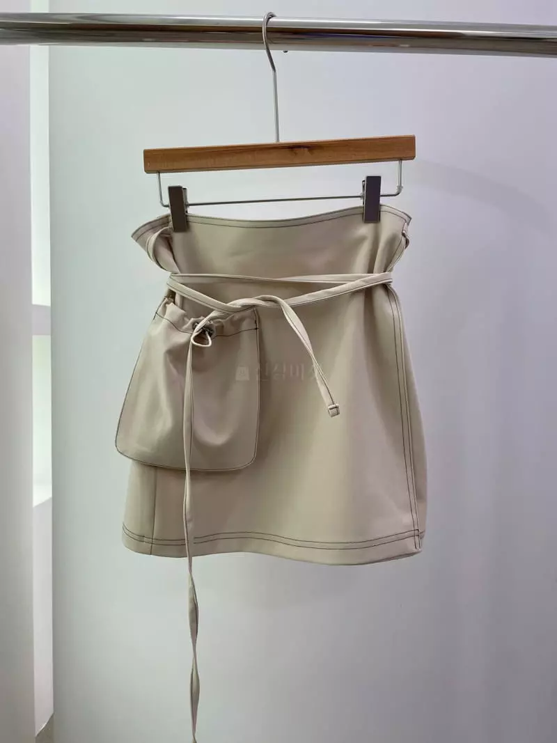 Charlotte - Korean Women Fashion - #womensfashion - Wrap Stitch Skirt - 3