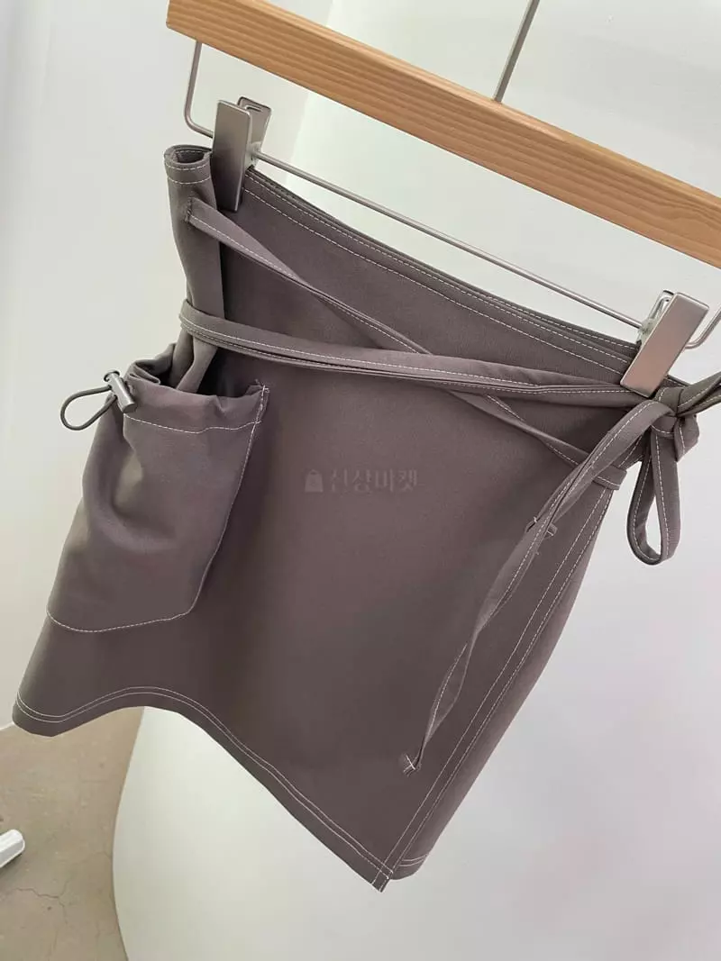 Charlotte - Korean Women Fashion - #womensfashion - Wrap Stitch Skirt - 5