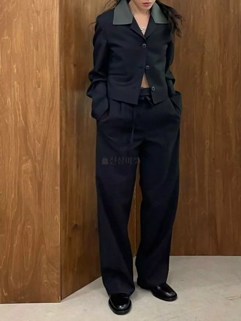 Charlotte - Korean Women Fashion - #momslook - Lalf Strap Pants - 4