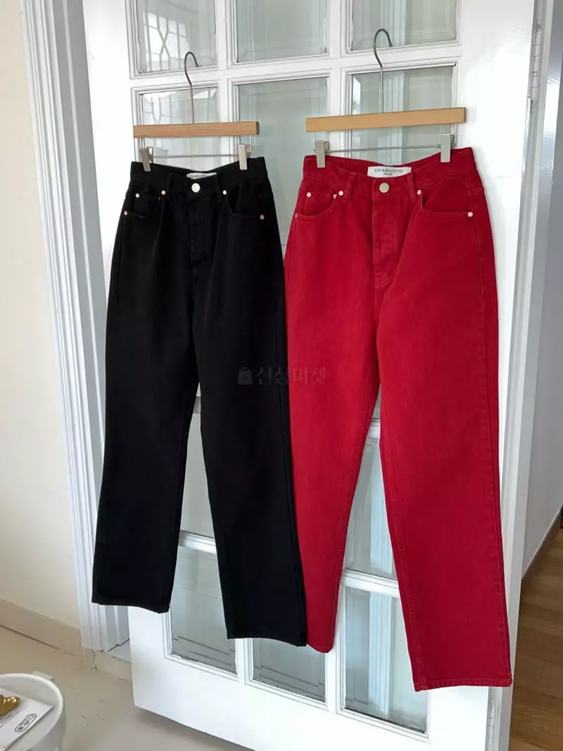Charlotte - Korean Women Fashion - #womensfashion - 931 Button Black Jeans - 5