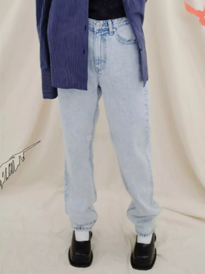 Charlotte - Korean Women Fashion - #womensfashion - 910 Light Blue  Jeans - 6