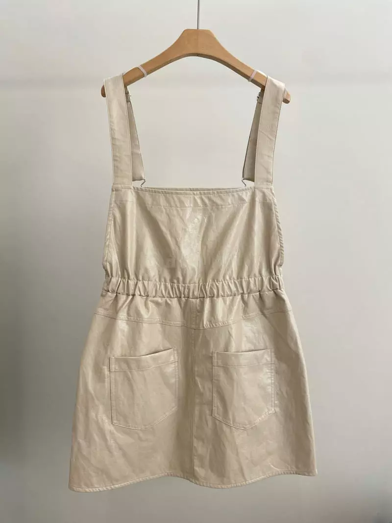 Charlotte - Korean Women Fashion - #womensfashion - Crack Dungarees Skirt - 3