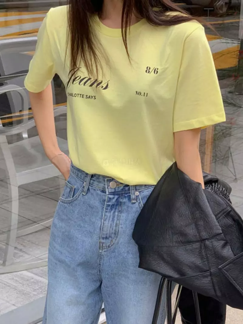 Charlotte - Korean Women Fashion - #womensfashion - Zins Tee - 3