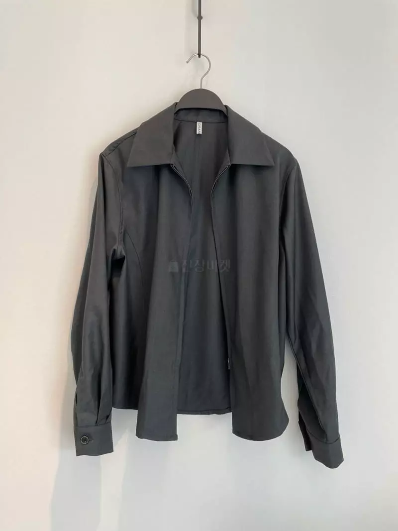 Charlotte - Korean Women Fashion - #momslook - Zipper Shirt - 4