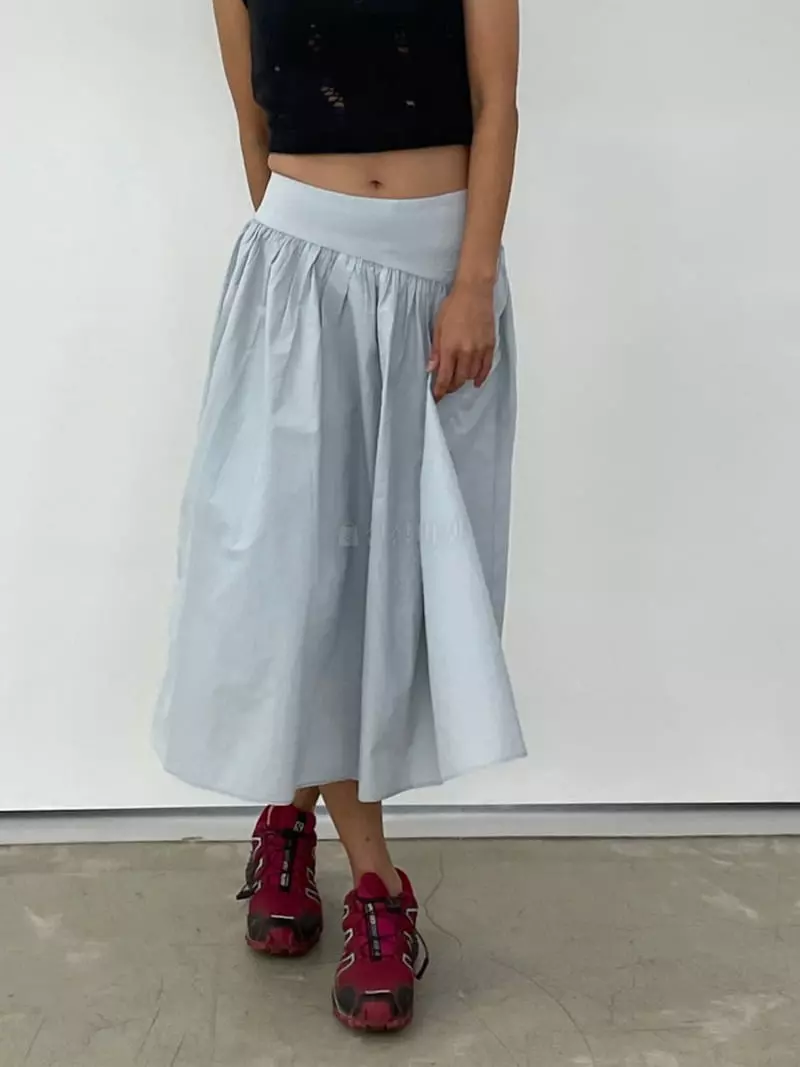 Charlotte - Korean Women Fashion - #womensfashion - Wrinke Skirt - 8