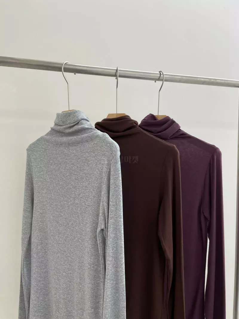 Charlotte - Korean Women Fashion - #womensfashion - All Turtleneck Tee - 2