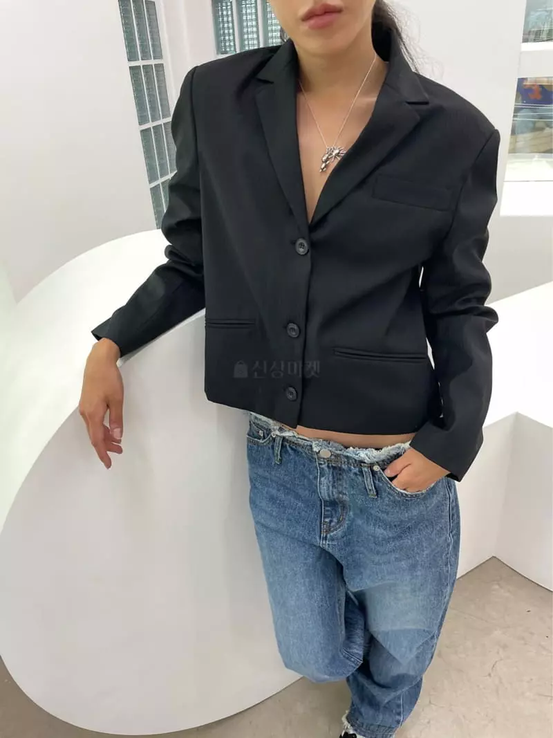 Charlotte - Korean Women Fashion - #womensfashion - Stripes Jacket - 10