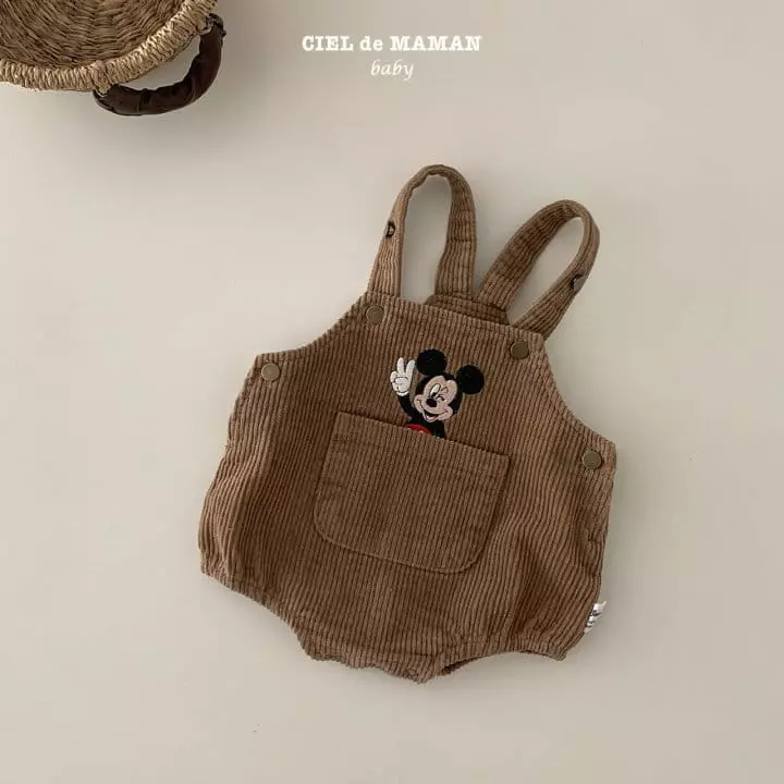 Ciel De Maman - Korean Baby Fashion - #onlinebabyshop - Micky Denim Bodysuit - 5
