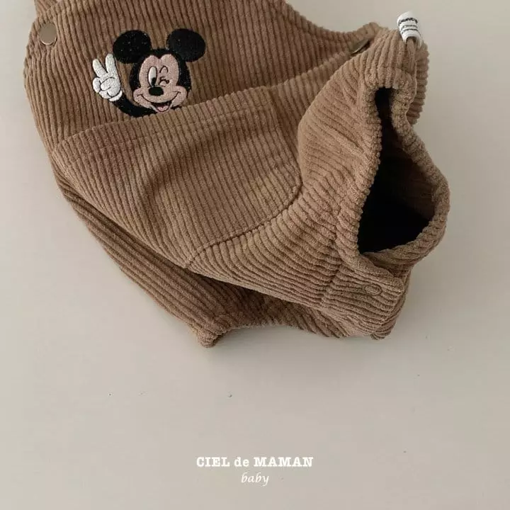 Ciel De Maman - Korean Baby Fashion - #smilingbaby - Micky Denim Bodysuit - 6