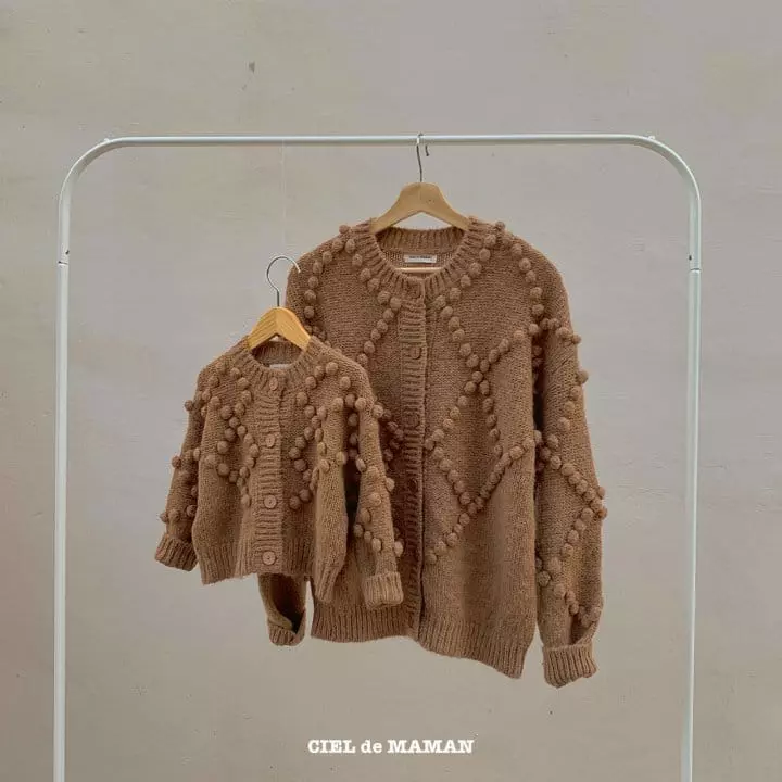 Ciel De Maman - Korean Children Fashion - #designkidswear - Bell Knit Cardigan - 8