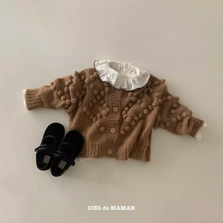 Ciel De Maman - Korean Children Fashion - #kidsstore - Bell Knit Cardigan - 12
