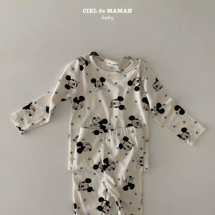 Ciel De Maman - Korean Children Fashion - #littlefashionista - Star Mickey Easywear - 3