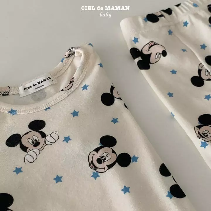 Ciel De Maman - Korean Children Fashion - #minifashionista - Star Mickey Easywear - 5