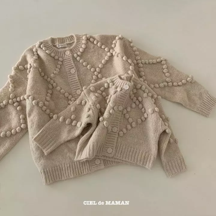 Ciel De Maman - Korean Children Fashion - #todddlerfashion - Bell Knit Cardigan - 4