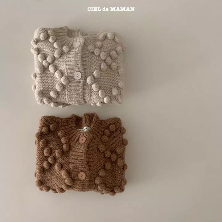 Ciel De Maman - Korean Women Fashion - #momslook - Bell Knit Cardigan Mom - 9