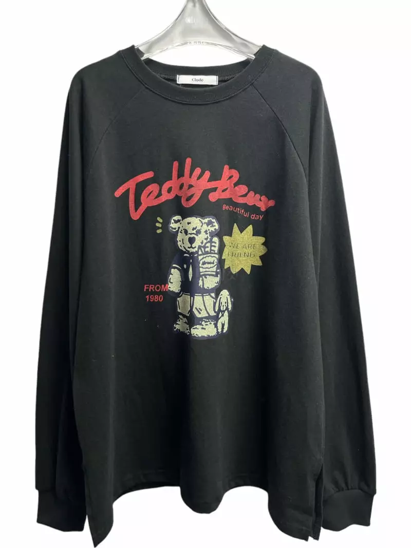 Clode - Korean Women Fashion - #momslook - Teddy Bear Tee - 10