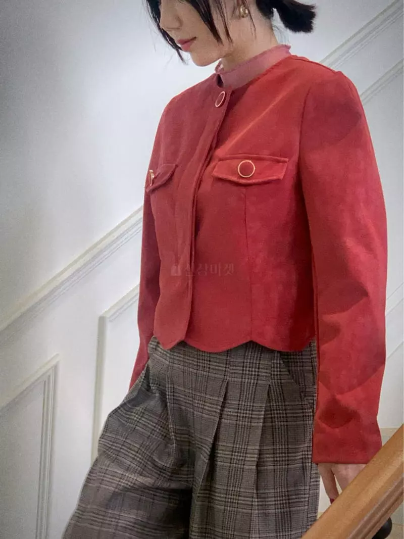 Clode - Korean Women Fashion - #momslook - Suede Jacket - 2
