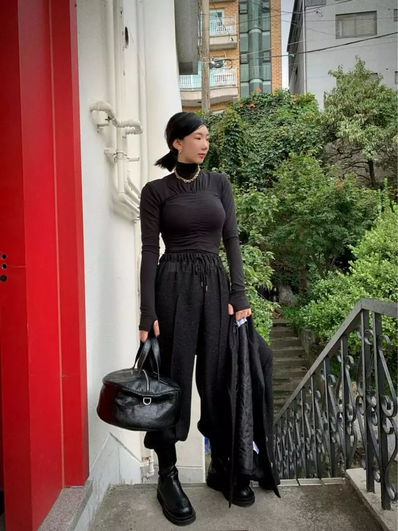 Clode - Korean Women Fashion - #momslook - Shirring Tee - 11