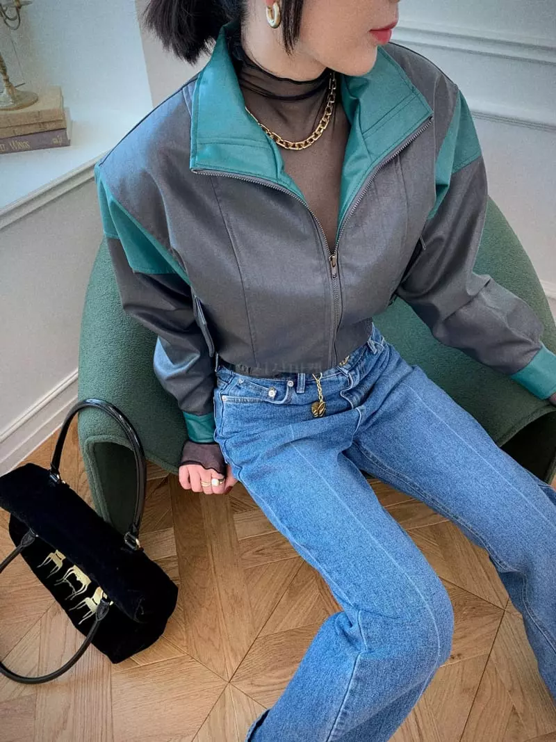 Clode - Korean Women Fashion - #momslook - Leather Color Jumper