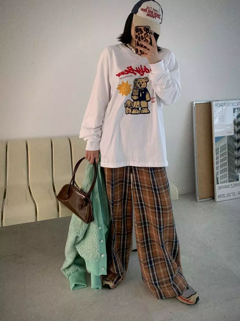 Clode - Korean Women Fashion - #pursuepretty - Teddy Bear Tee - 2