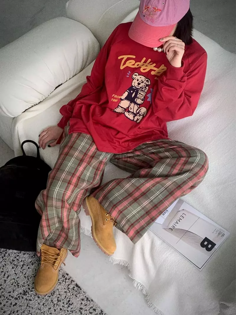 Clode - Korean Women Fashion - #restrostyle - Teddy Bear Tee - 3