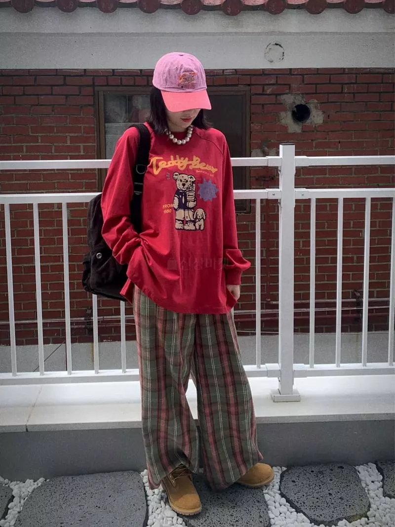 Clode - Korean Women Fashion - #shopsmall - Teddy Bear Tee - 5