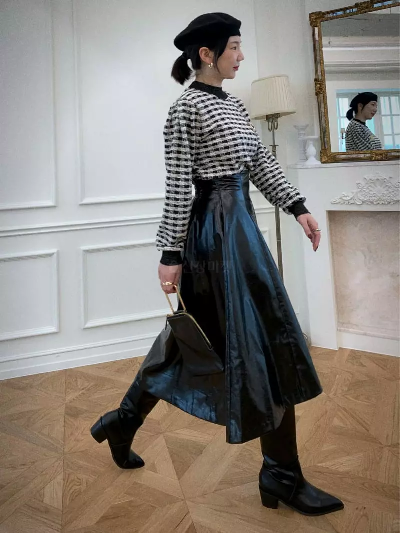 Clode - Korean Women Fashion - #romanticstyle - Coating Skirt - 4