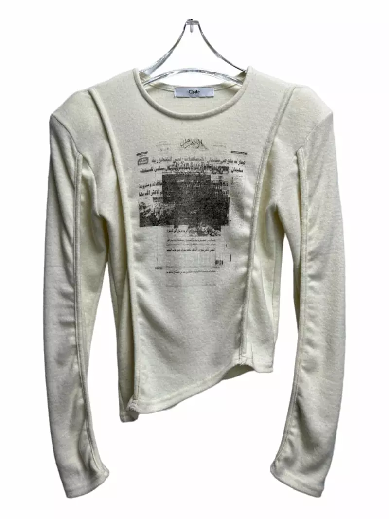 Clode - Korean Women Fashion - #thelittlethings - Paper Fleece Tee - 9